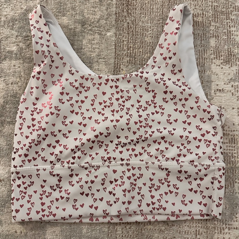 Hearts sports bra